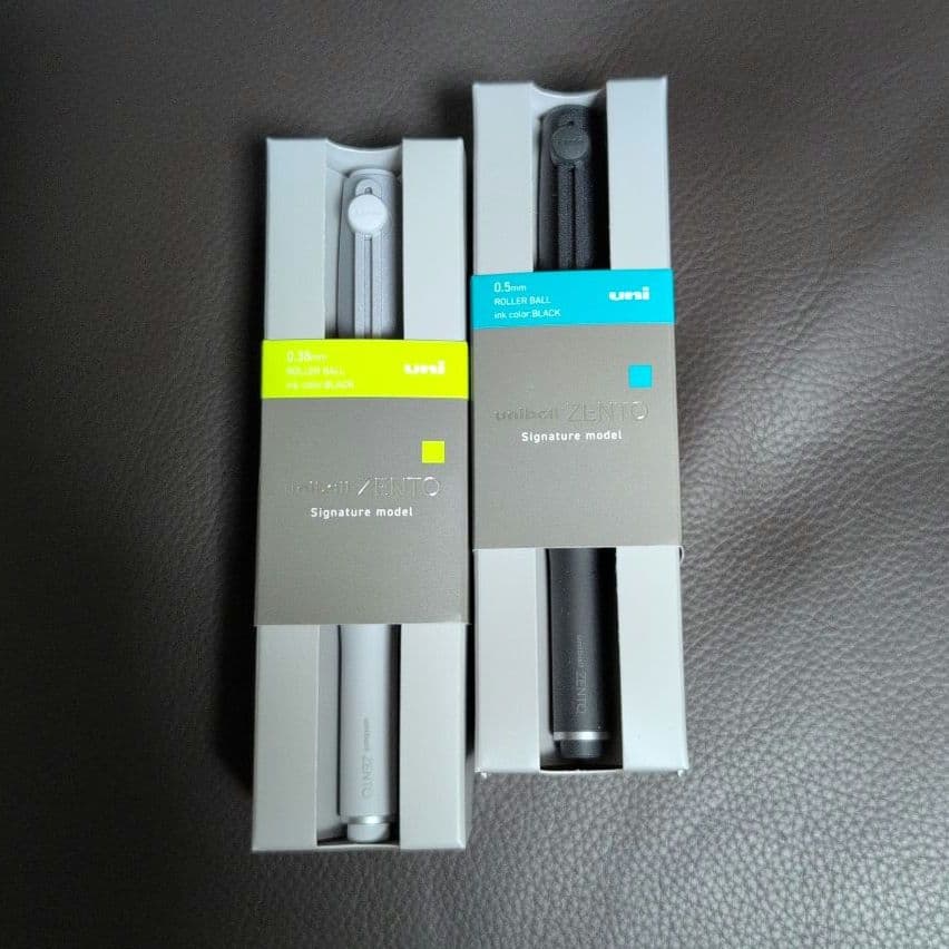 co1 【新品未開封】ユニボールゼント シグニチャーモデル 2点セット