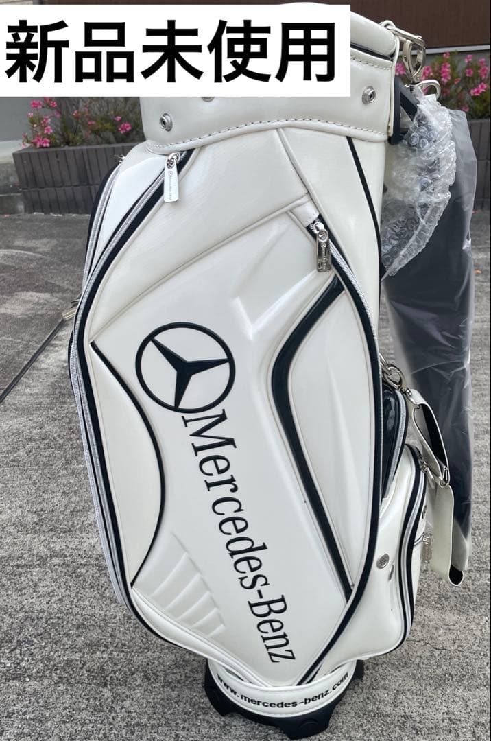 【新品未使用】キャディバック　ホワイト