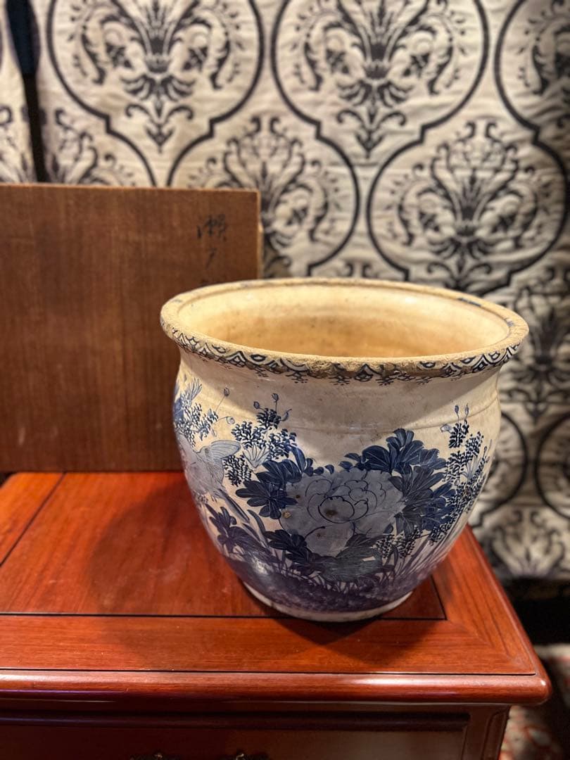 希少　レトロ　瀬戸染付丸鉢　瀬戸鉢　鉢　Japanesetraditional