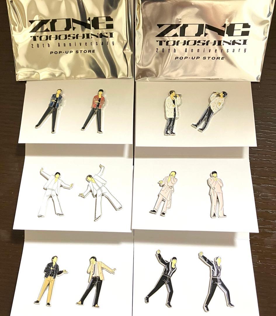 東方神起　ニコイチピンズ　ミヤシタパーク　ポップアップストア 6種　コンプリート
