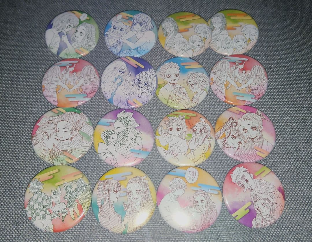 鬼滅の刃 原画展 コレクション缶バッジ プチ　 　まとめ売り
