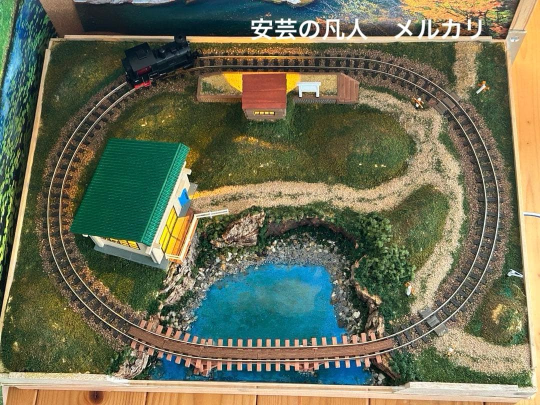 AYAHOナローレイアウト7 湖畔の風景アクリルケース付き