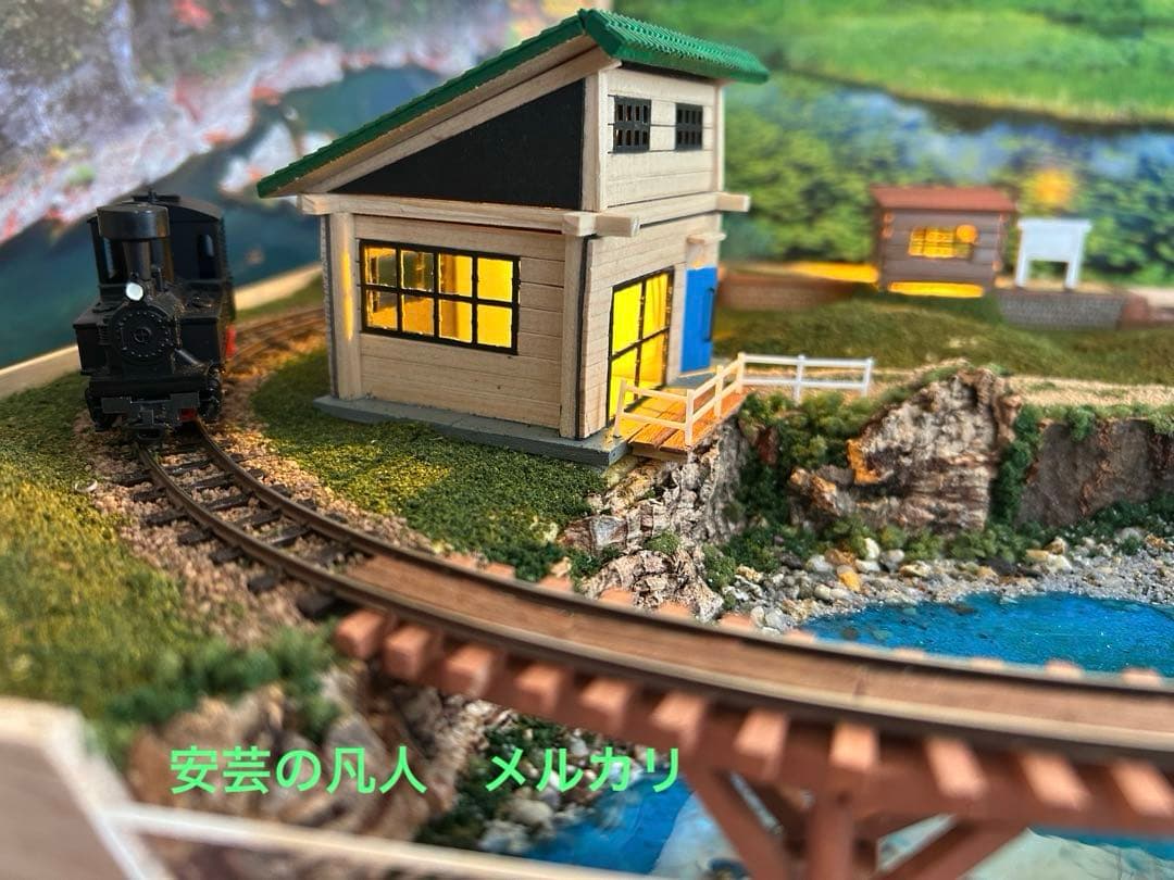 AYAHOナローレイアウト7 湖畔の風景アクリルケース付き