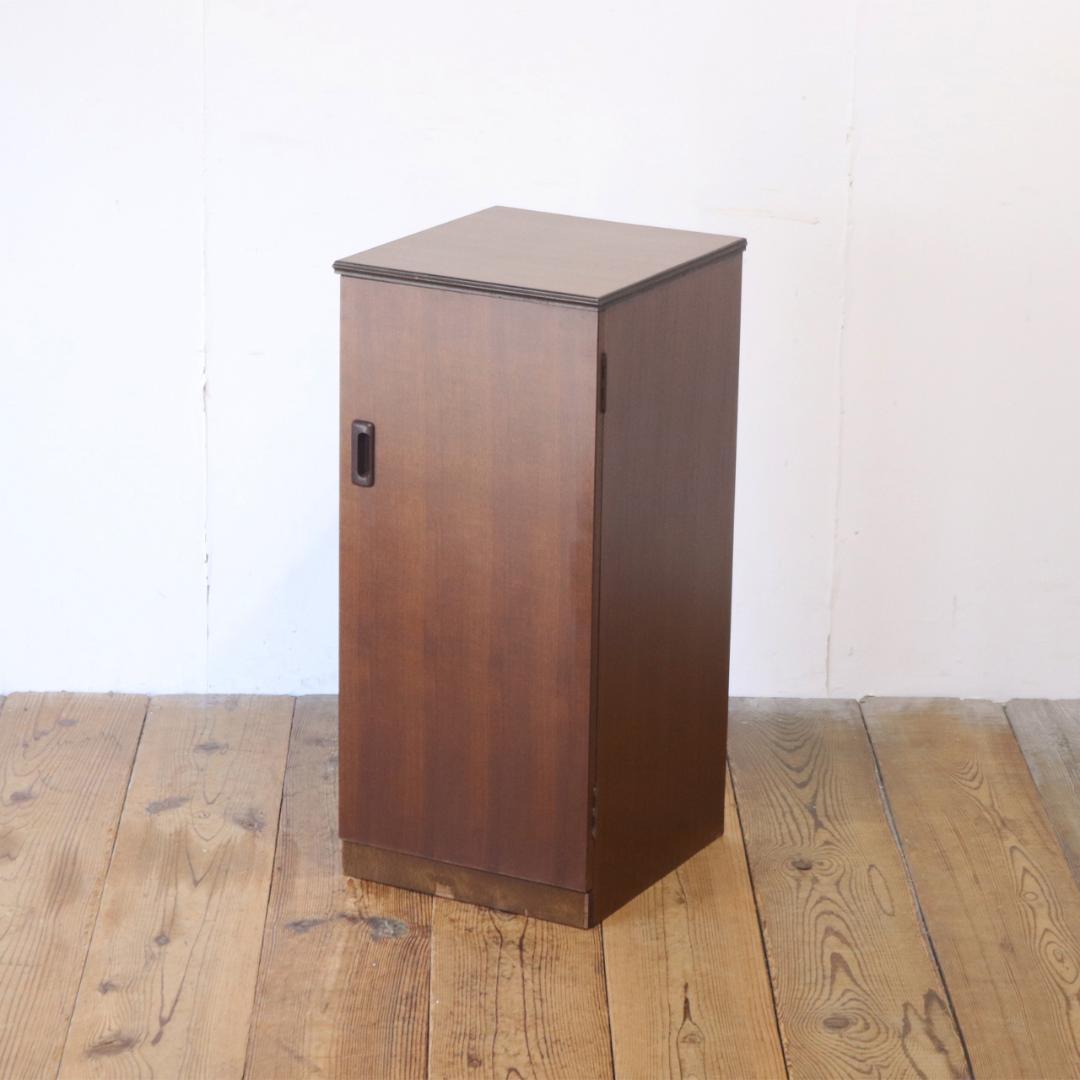 ヴィンテージ レコードラック キャビネット ケース 収納 木製 メラミン化粧板