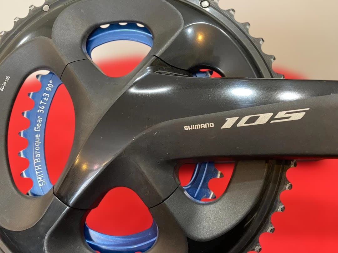 シマノ　状態良し 105 R7000 クランクセット 50-34T 170m