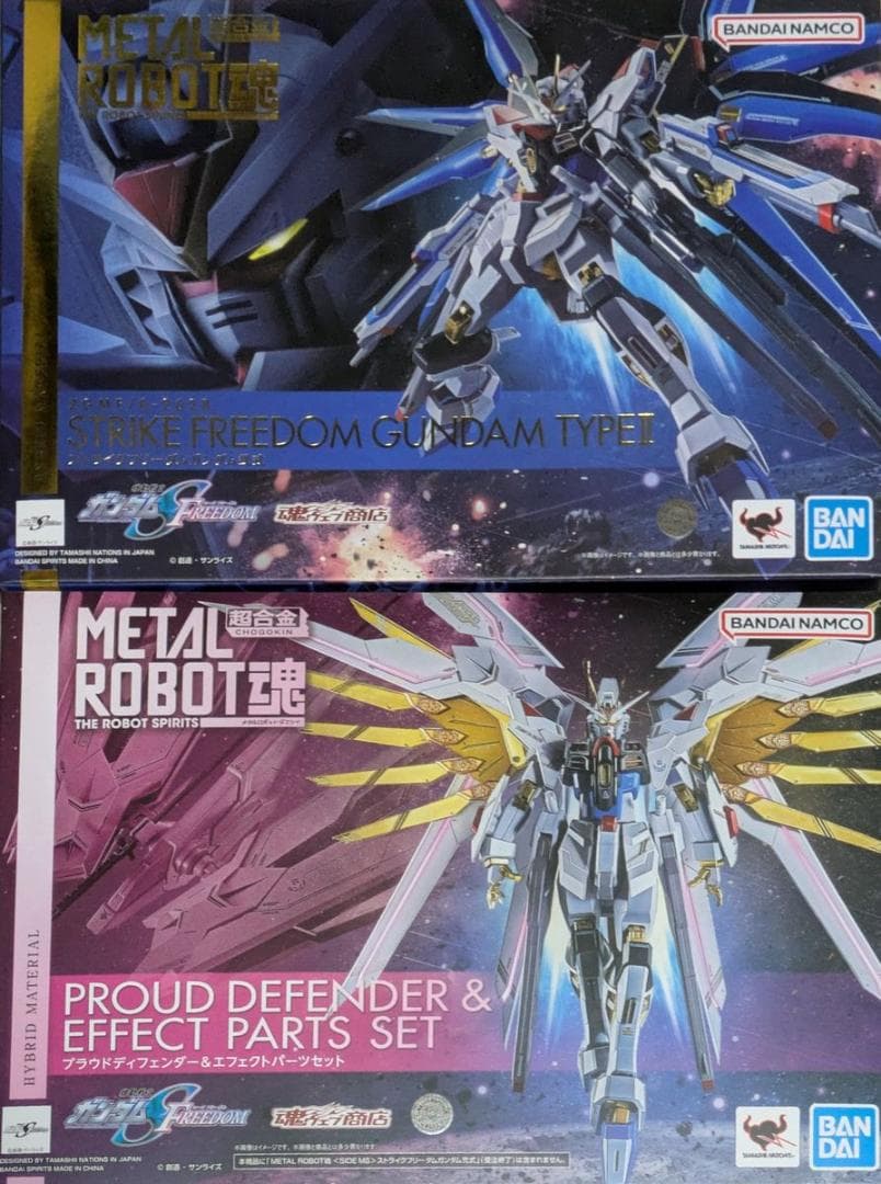 【2品】メタルロボット魂 ストライクフリーダム弐式／プラウドディフェンダーセット