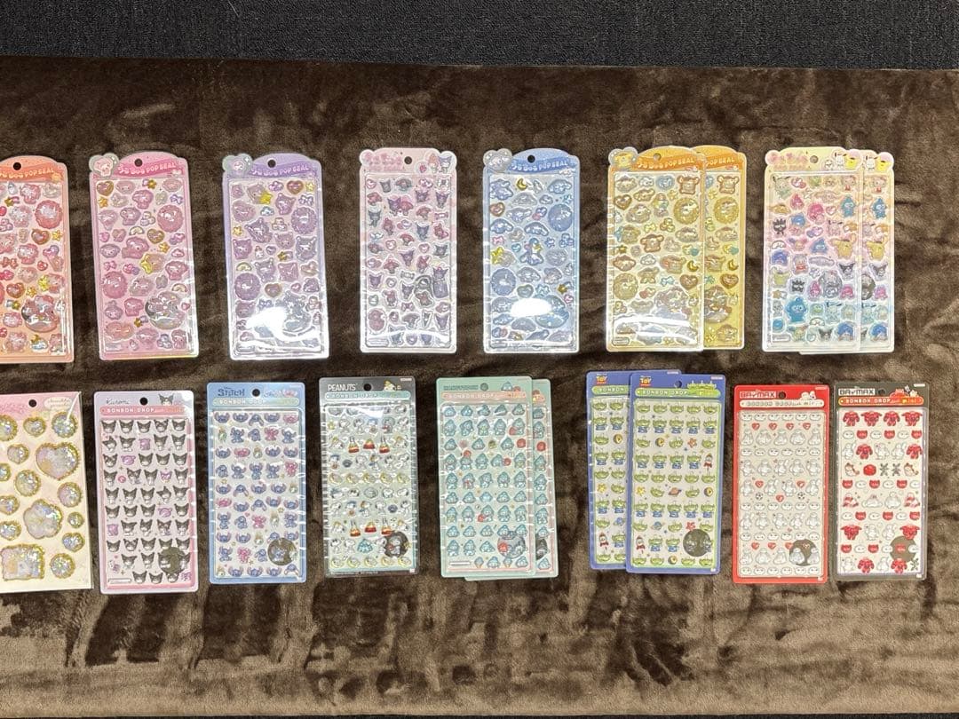 うるちゅるポップシール　ボンボンドロップシール １９点まとめ売り