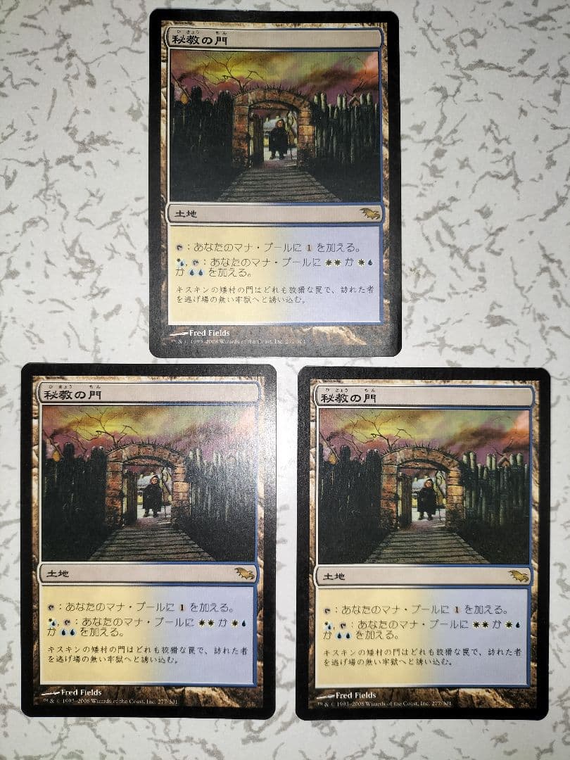 MTG マジックザギャザリング 秘教の門 日本語版 3枚