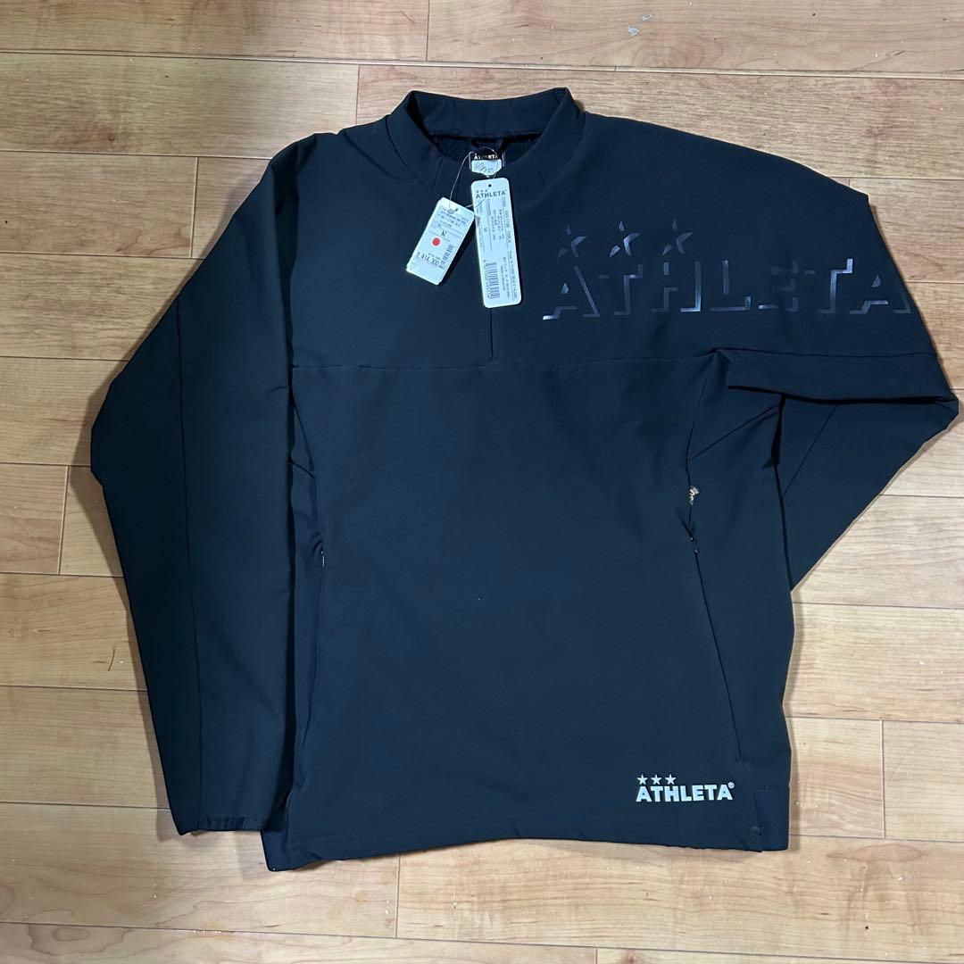 ATHLETA アスレタ サッカー長袖 ウォームテックソフトシェル M ブラック