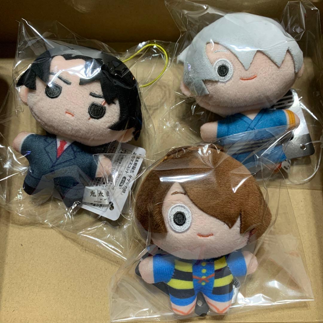 ゲゲゲの鬼太郎 ゲゲゲの謎 ぷちマスコット ゲゲ郎 水木 鬼太郎 3点セット