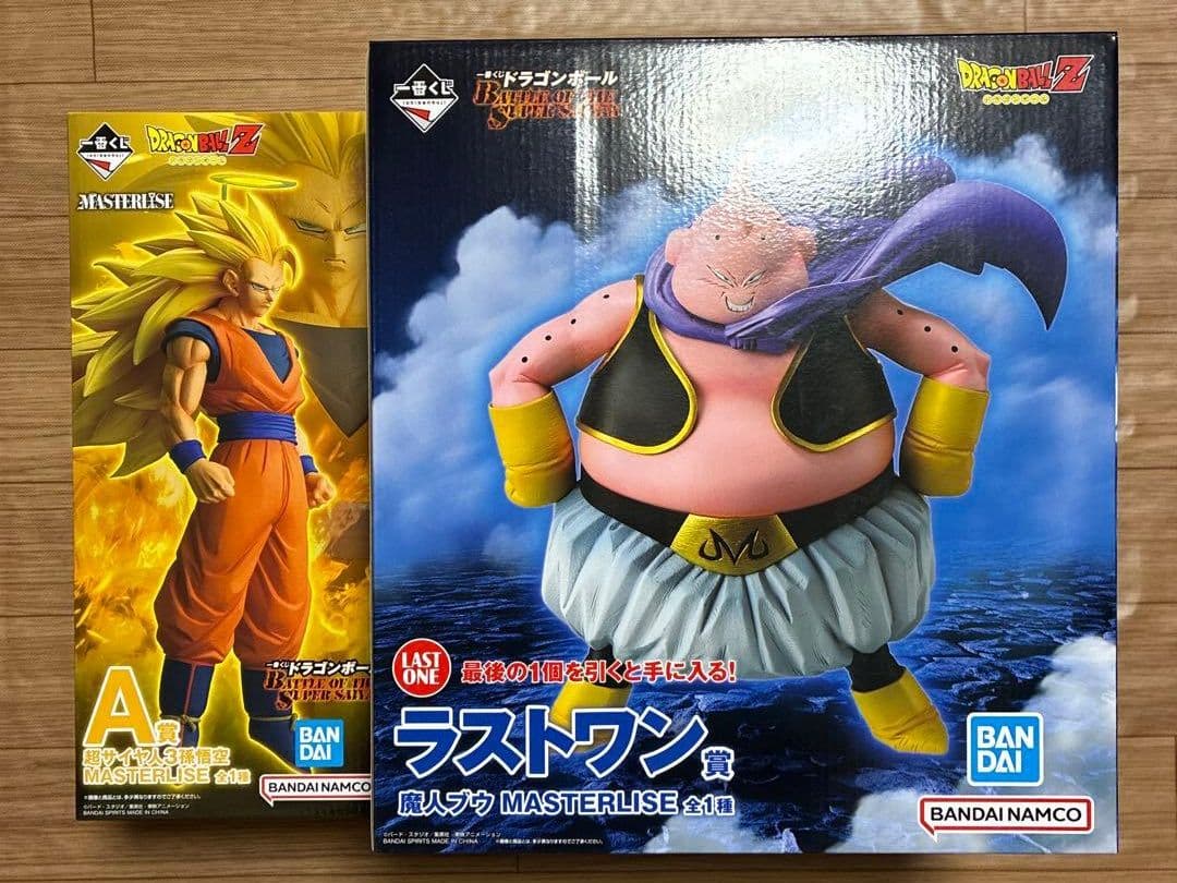 ドラゴンボール　一番くじ　A賞　超サイヤ人3孫悟空　ラストワン賞　魔人ブウ
