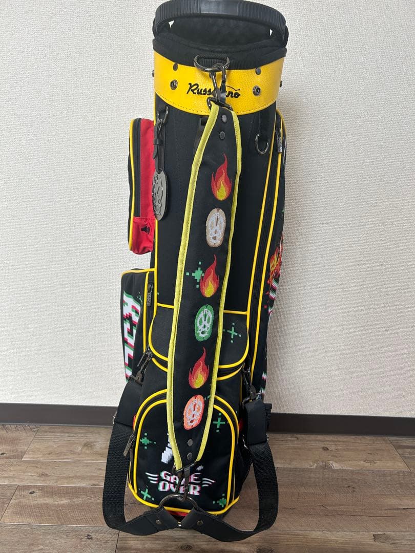 連休期間限定出品【美品】ラッセルノ ゴルフバッグ｜ラウンド2回使用のみ