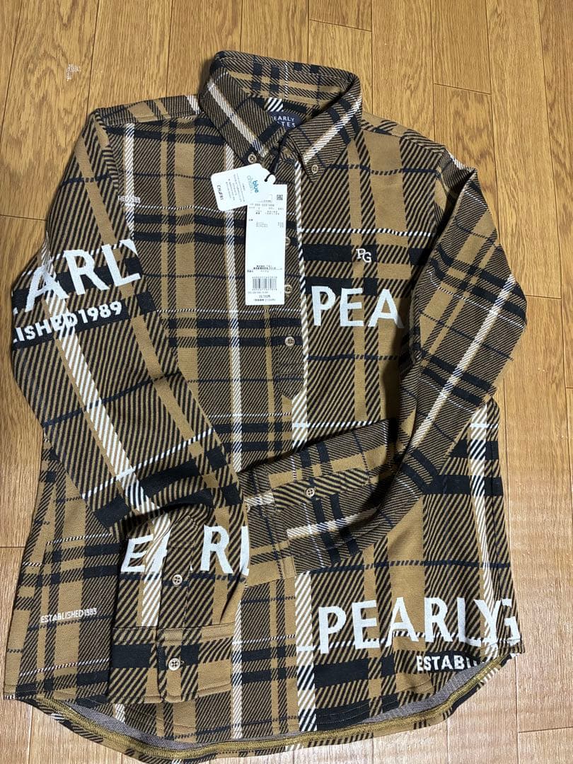 PEARLY GATES チェック柄シャツ