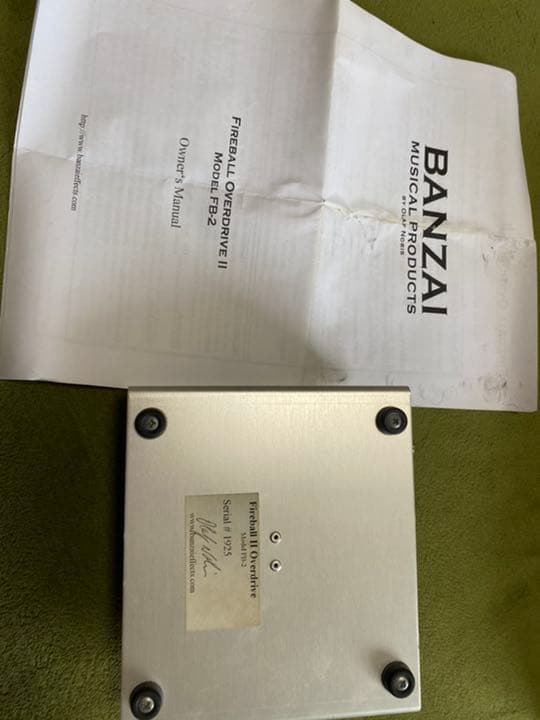 ギター BANZAI fireball2 over drive