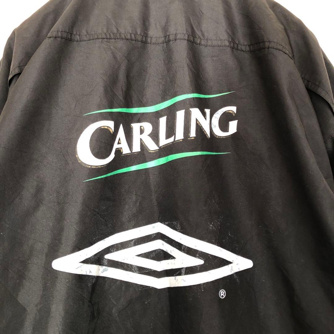 UMBRO　y2k　セルティック　ロゴ刺繍　ハーフジップ　ナイロンジャケット