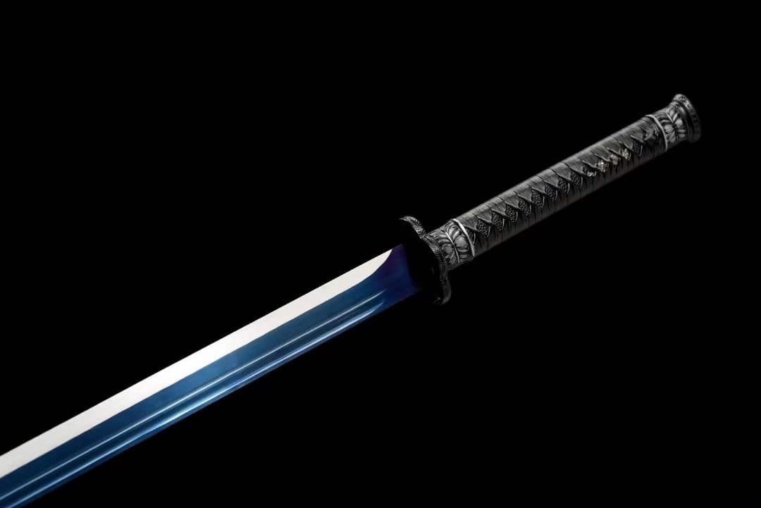 【黒金古刀―幽影龍刃】古兵器 武具　刀装具　日本刀　模造刀 居合刀 長尺