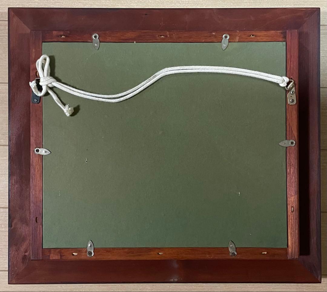 岡本肇　かに　渡り蟹　油彩　3号　裏書あり　X430