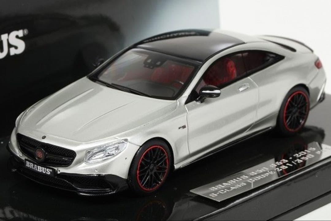 世界限定350個1/43 BRABUS 850 S63 S-Class クーペ