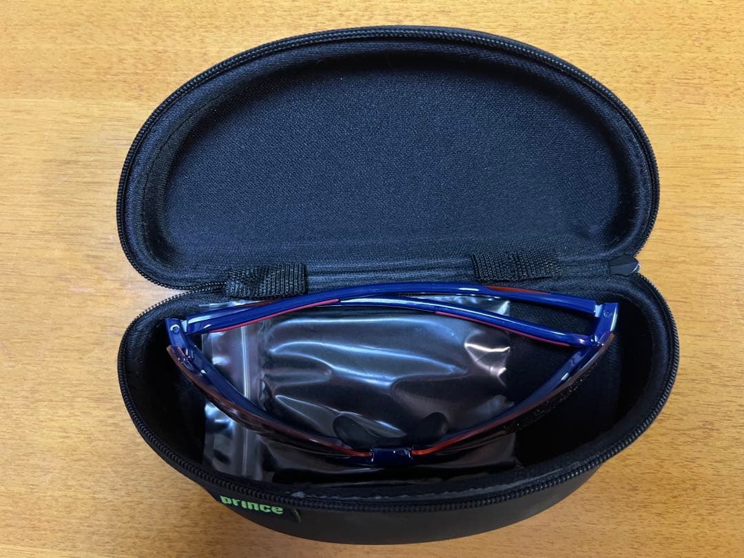 プリンス テニス ライトピンクレンズ偏光サングラス PSU900 ケース付