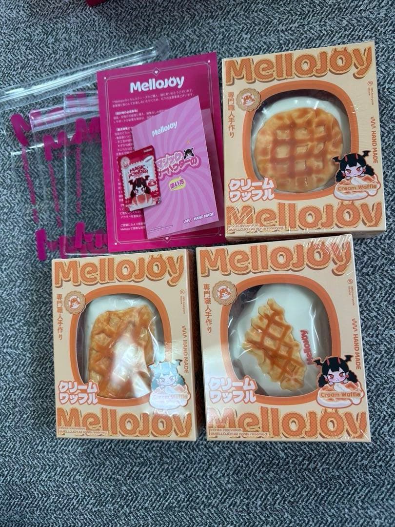 メロジョイ　mellojoy クリームワッフル　3個セット