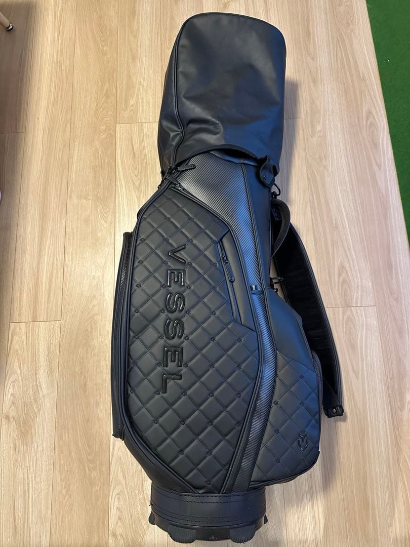 Vessel ブラック ゴルフバッグ