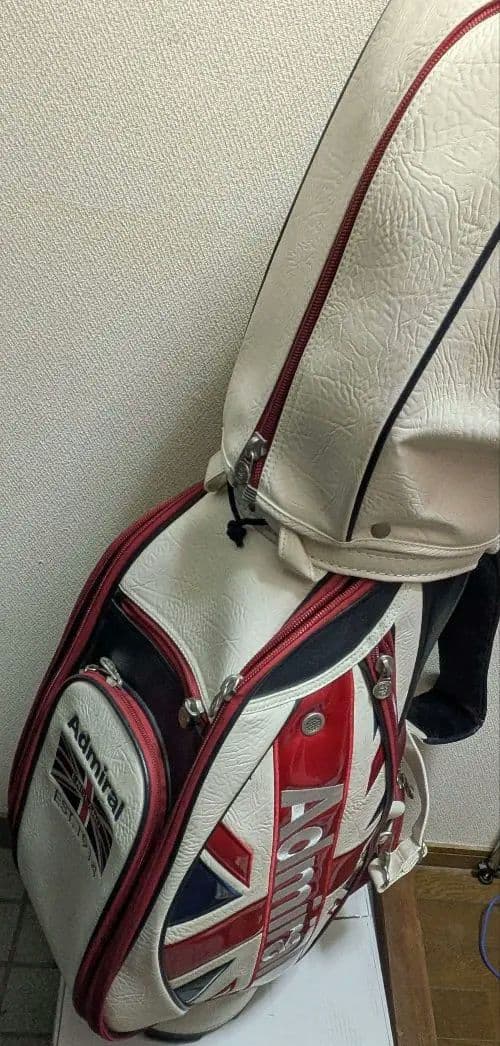 Admiral ゴルフバッグ ユニオンジャックデザイン★ヘッドカバー付