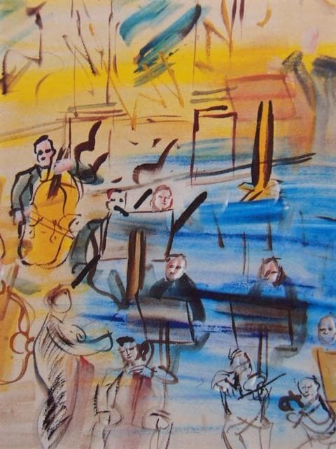 Raoul Dufy、ラウル・デュフィ【L’Orchestre】海外レゾネ