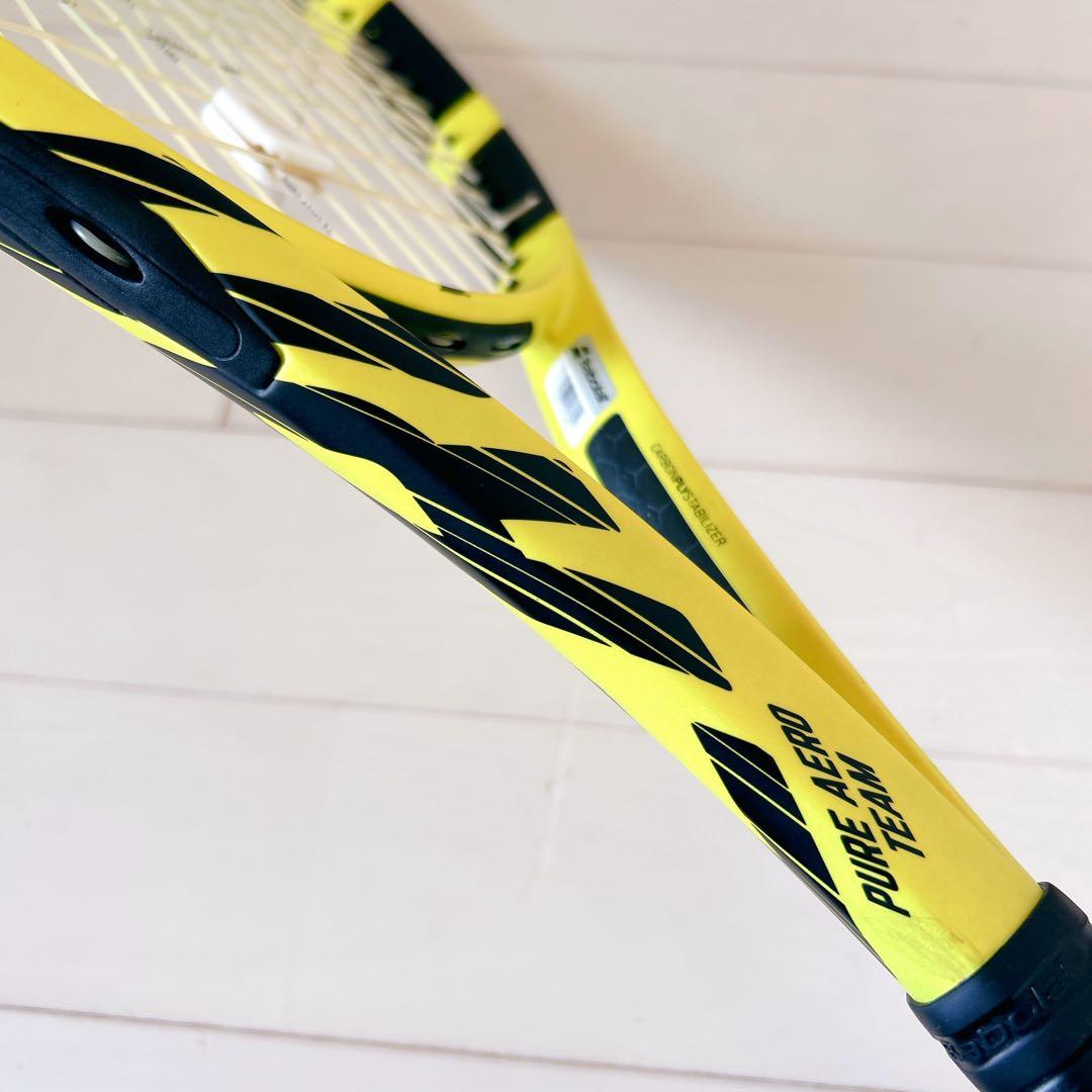 【美品】バボラ PURE AERO Team 2019 G2 Babolat