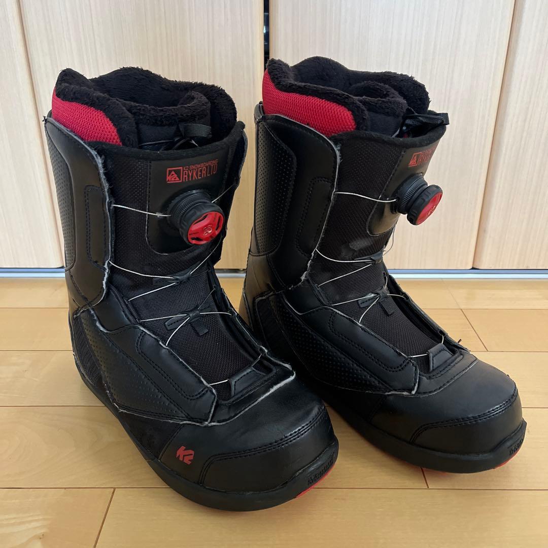 K2 スノーボードブーツ ブラック/レッド 28cm