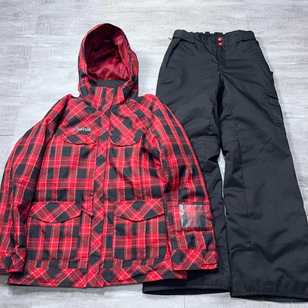 美品 phenix フェニックス スキーウェア レディースL 11号 チェック