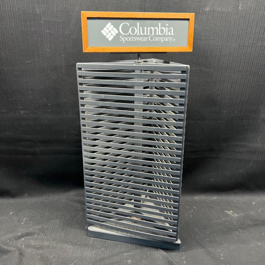 〇Bi1065 Columbia 什器 看板 三角 回転