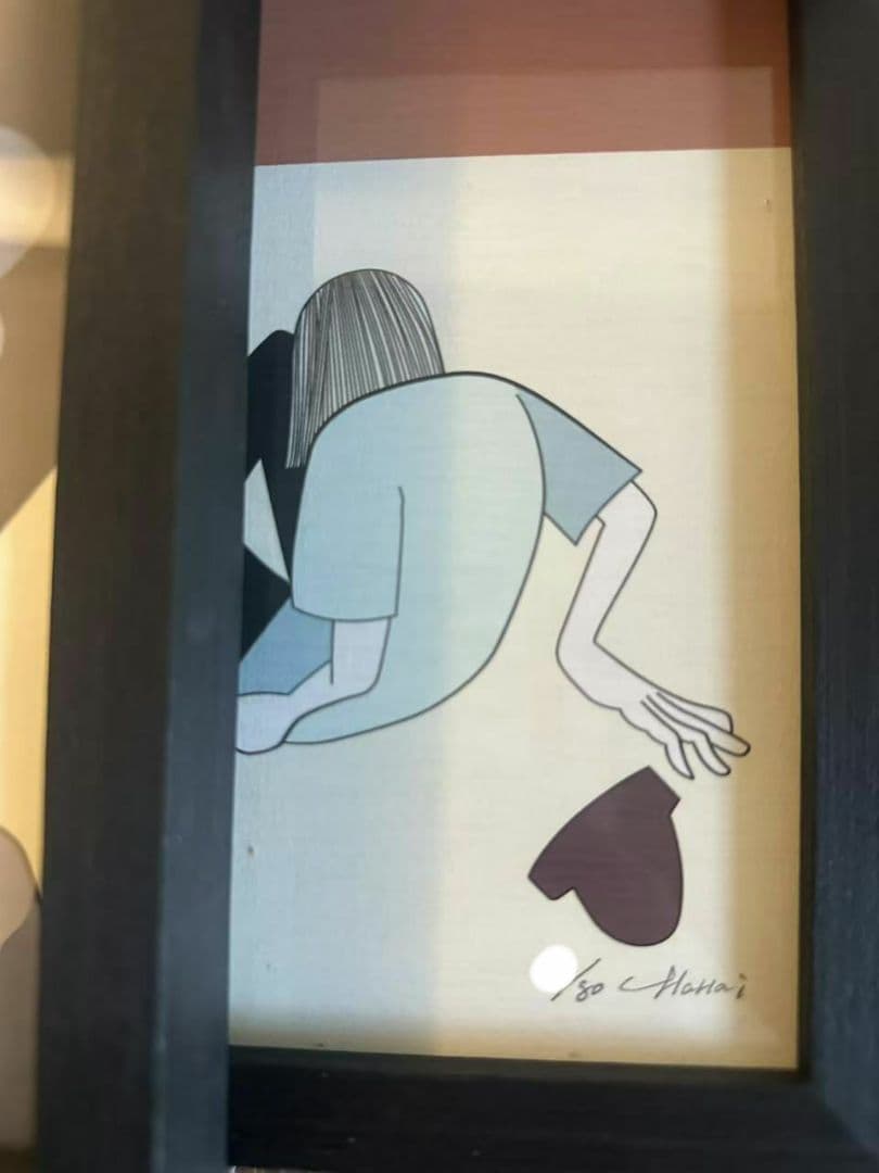 花井祐介 木版画「無題1」