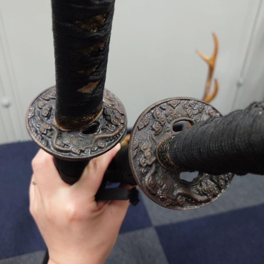 美術刀 スタンド付 模造刀 鹿の角