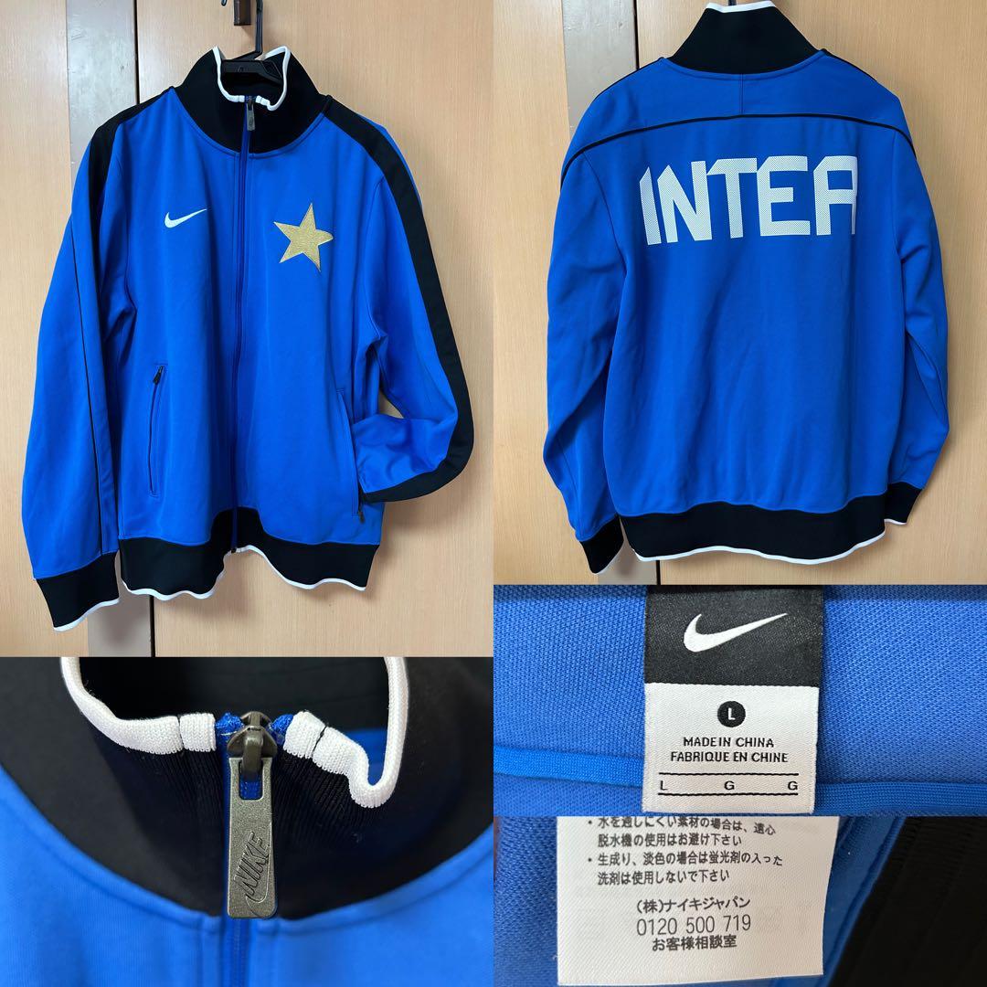 極美品 NIKE ナイキ N98 インテルミラノ トラックジャケット Ｌ Y2K