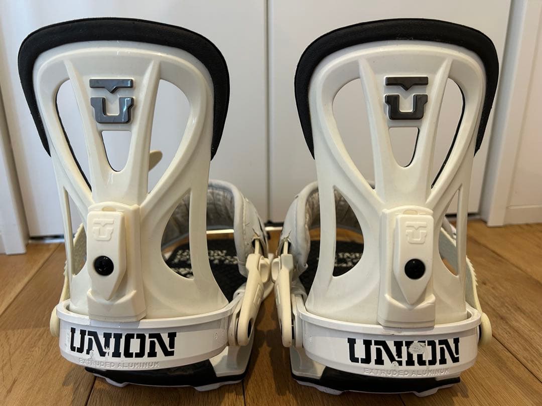 UNION スノーボードビンディング ホワイト　L
