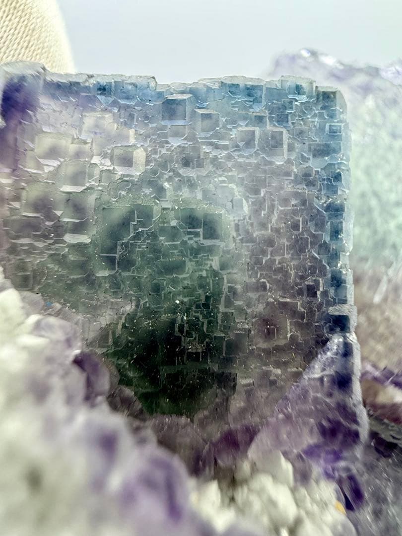 フローライト　蛍石　福建省産　結晶　鉱物標本　天然石
