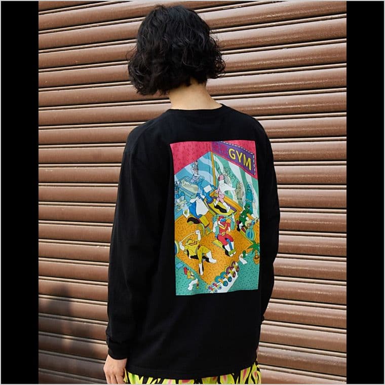 秘密戦隊ゴレンジャー　ロングTシャツ　黒　XLサイズ　ユキヒーロープロレス