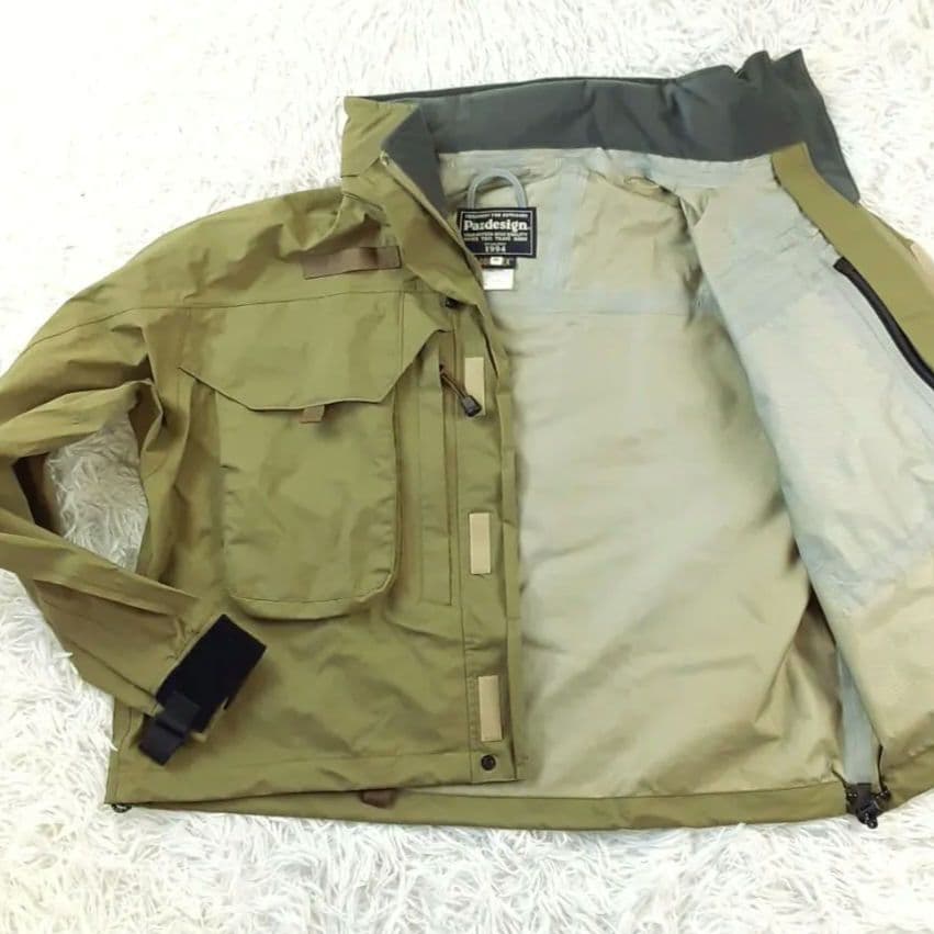 美品◎パズデザイン ショートレイン フィッシングジャケット GORE-TEX