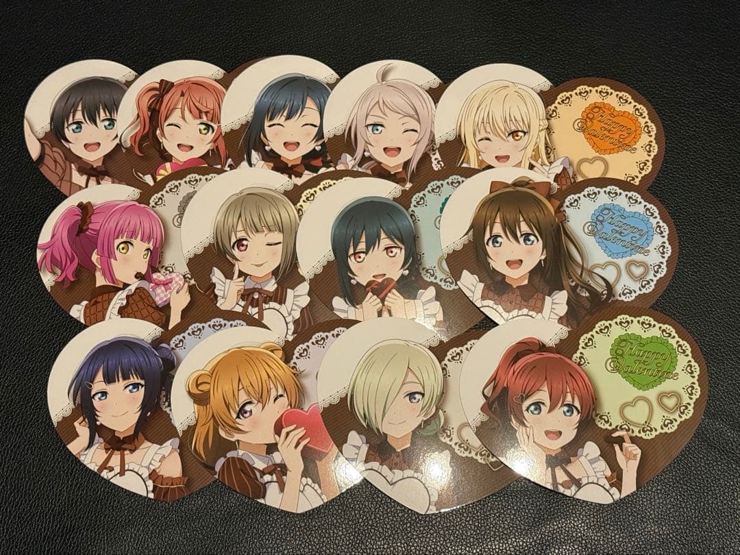 ラブライブ 虹ヶ咲 バレンタイン ハート型カード 有楽町マルイ