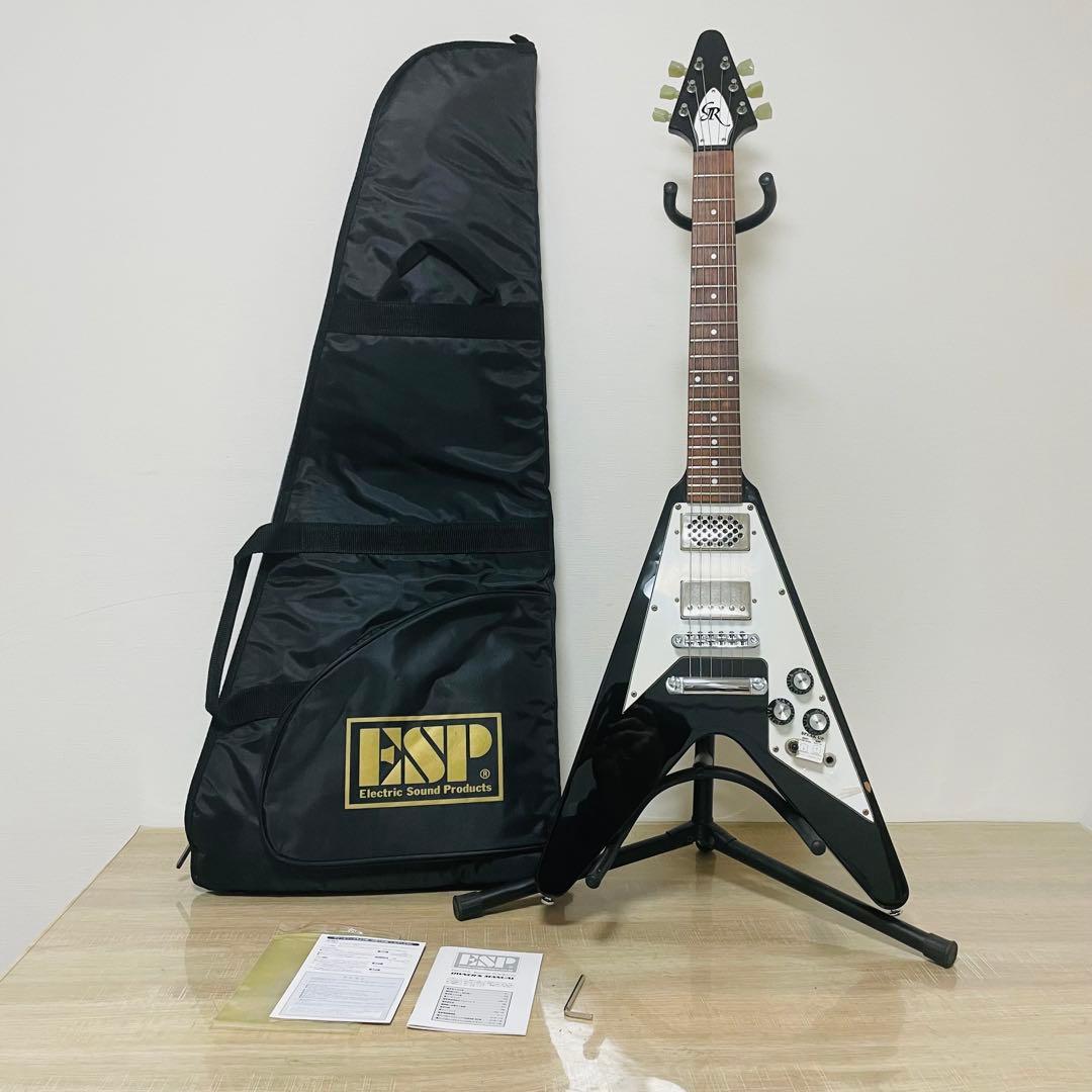 グラスルーツ GR-FV-32 スピーカー内蔵 エレキギターフライングV 希少品