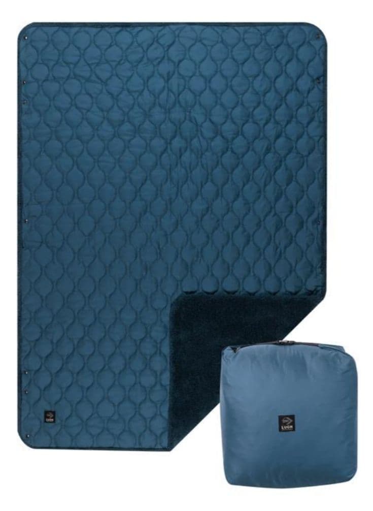 LUGH 魔法瓶ブランケット 新6層 グラフェン Lサイズ インディゴ　ルー