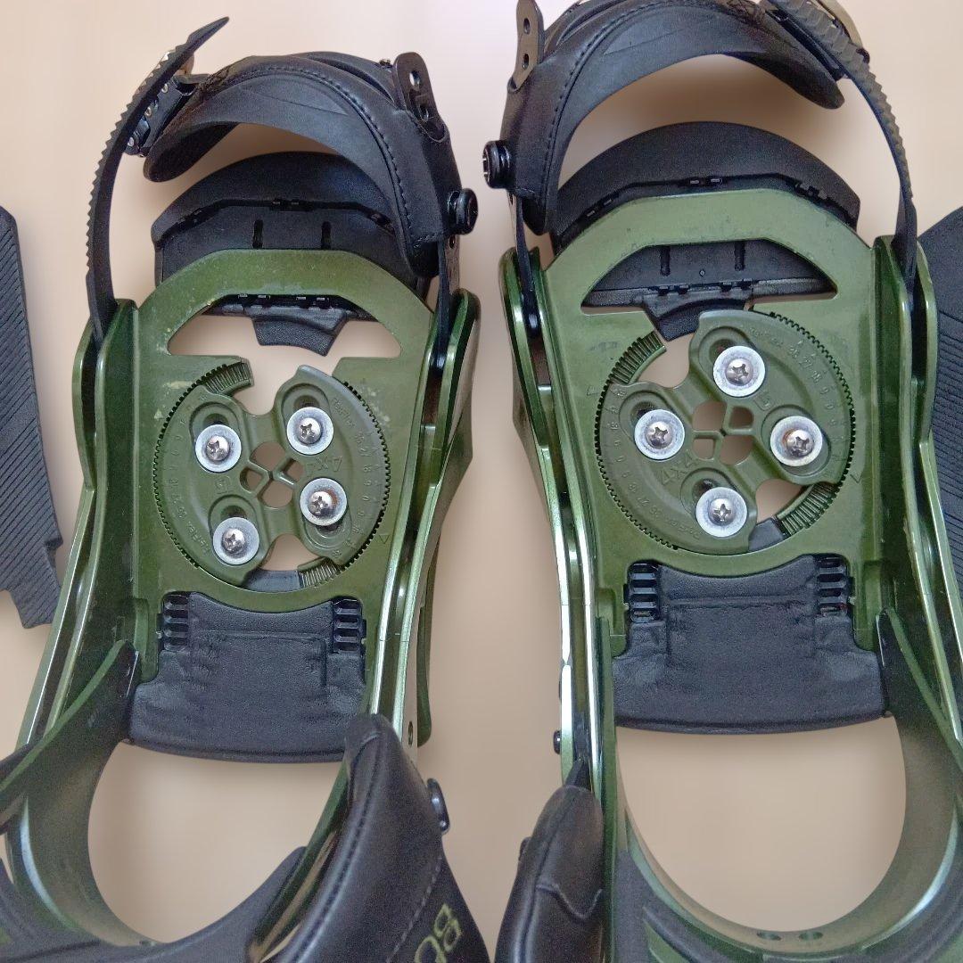 BURTON MISSIN ビンディング Lサイズ グリーン/ブラック