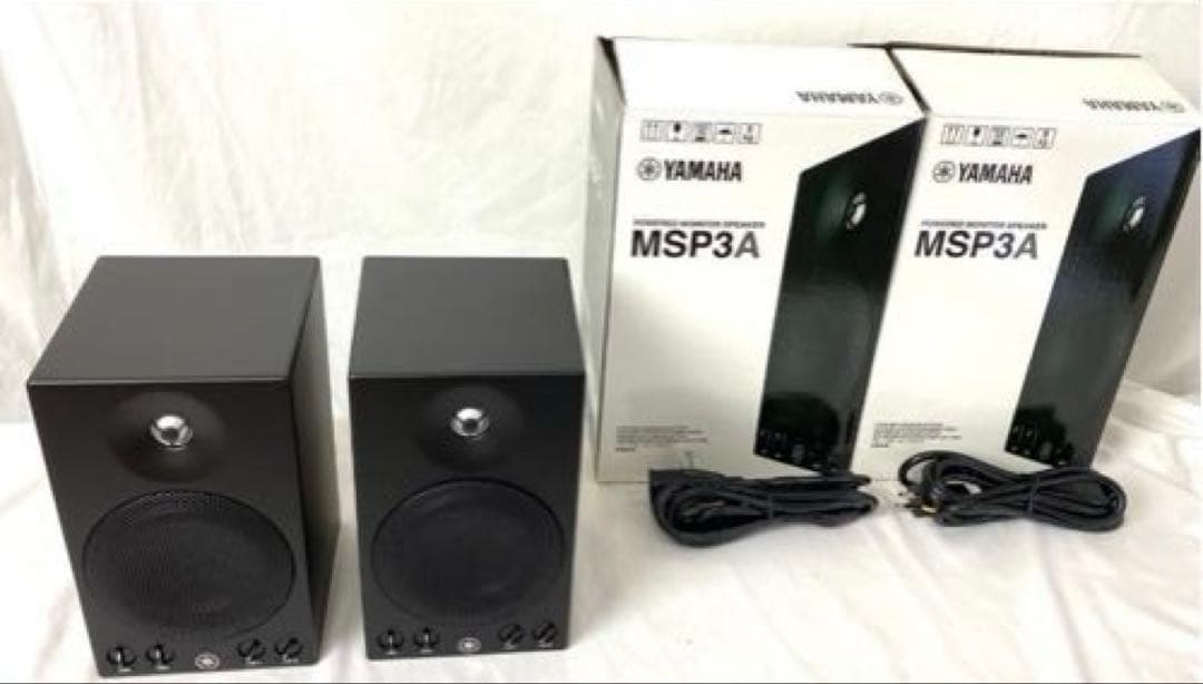 YAMAHA MSP3A モニタースピーカー ペア ※無音時ノイズややあり