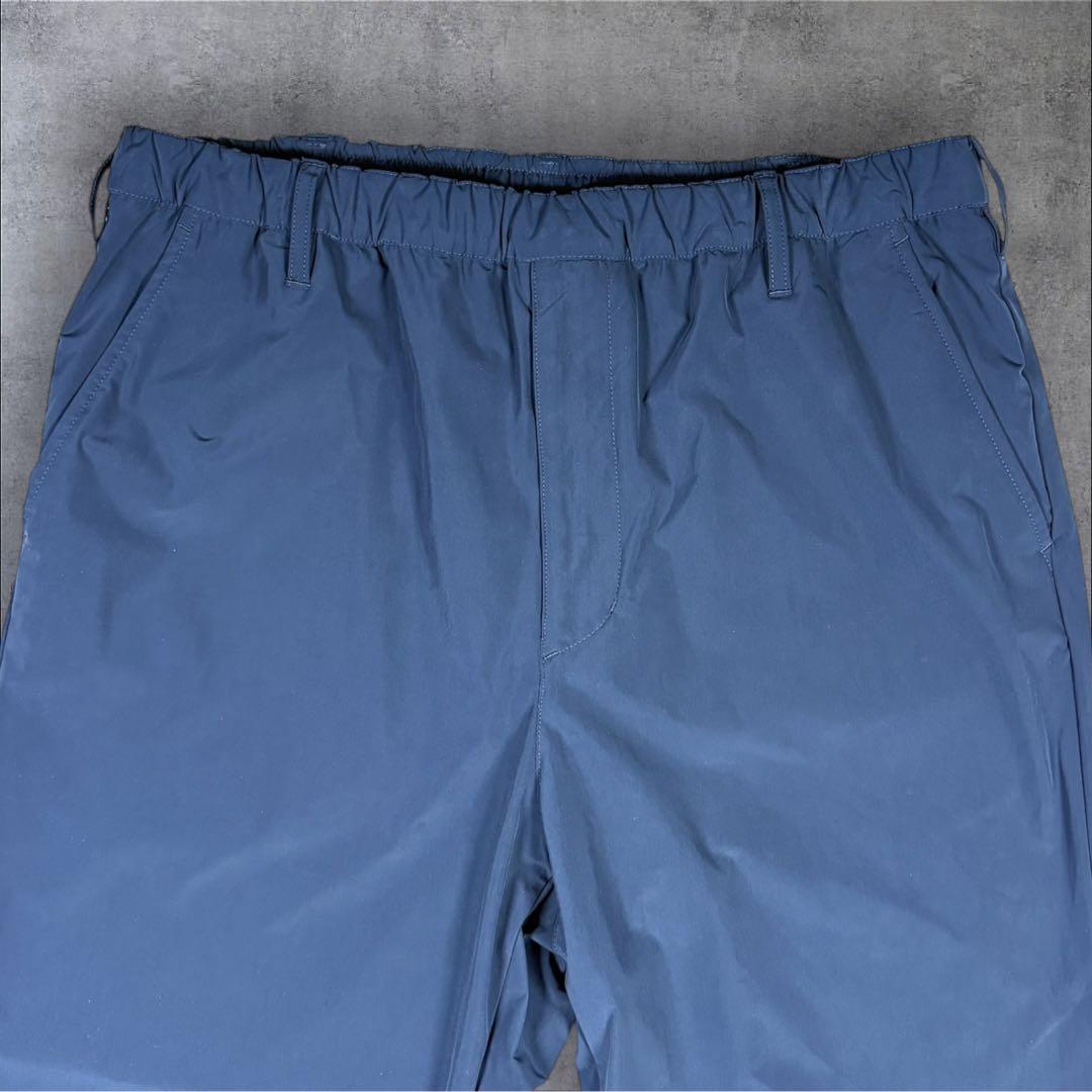 美品 BRIEFING ブリーフィング ストレッチ イージーパンツ ネイビー L