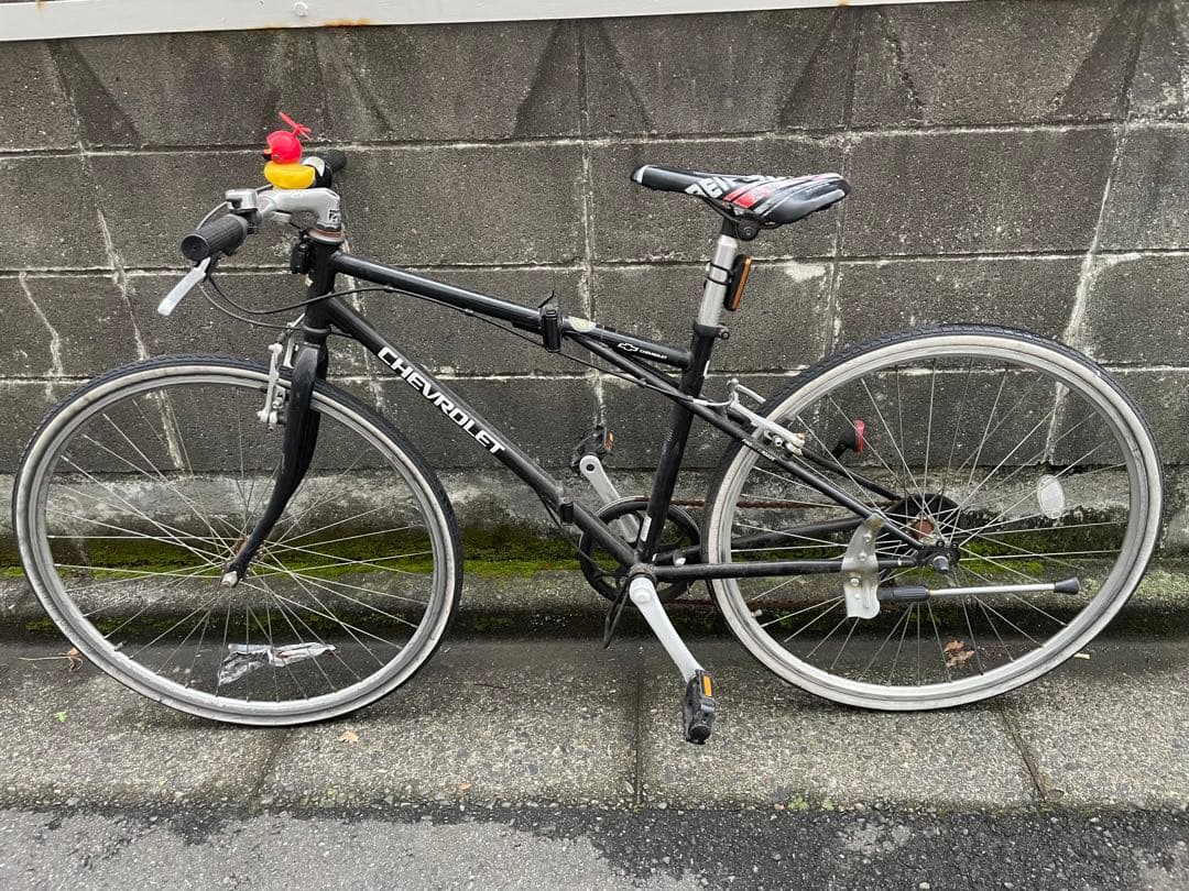 【引き取り限定】6段変速 CHEVROLET クロスバイク　折りたたみ