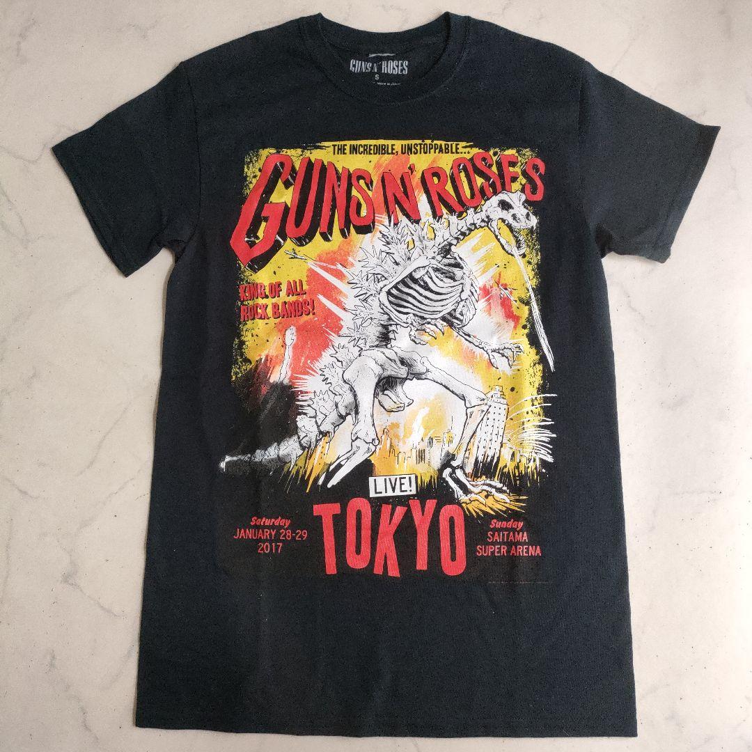 Guns N' Roses ガンズ ゴジラ Tシャツ 埼玉 東京 2017