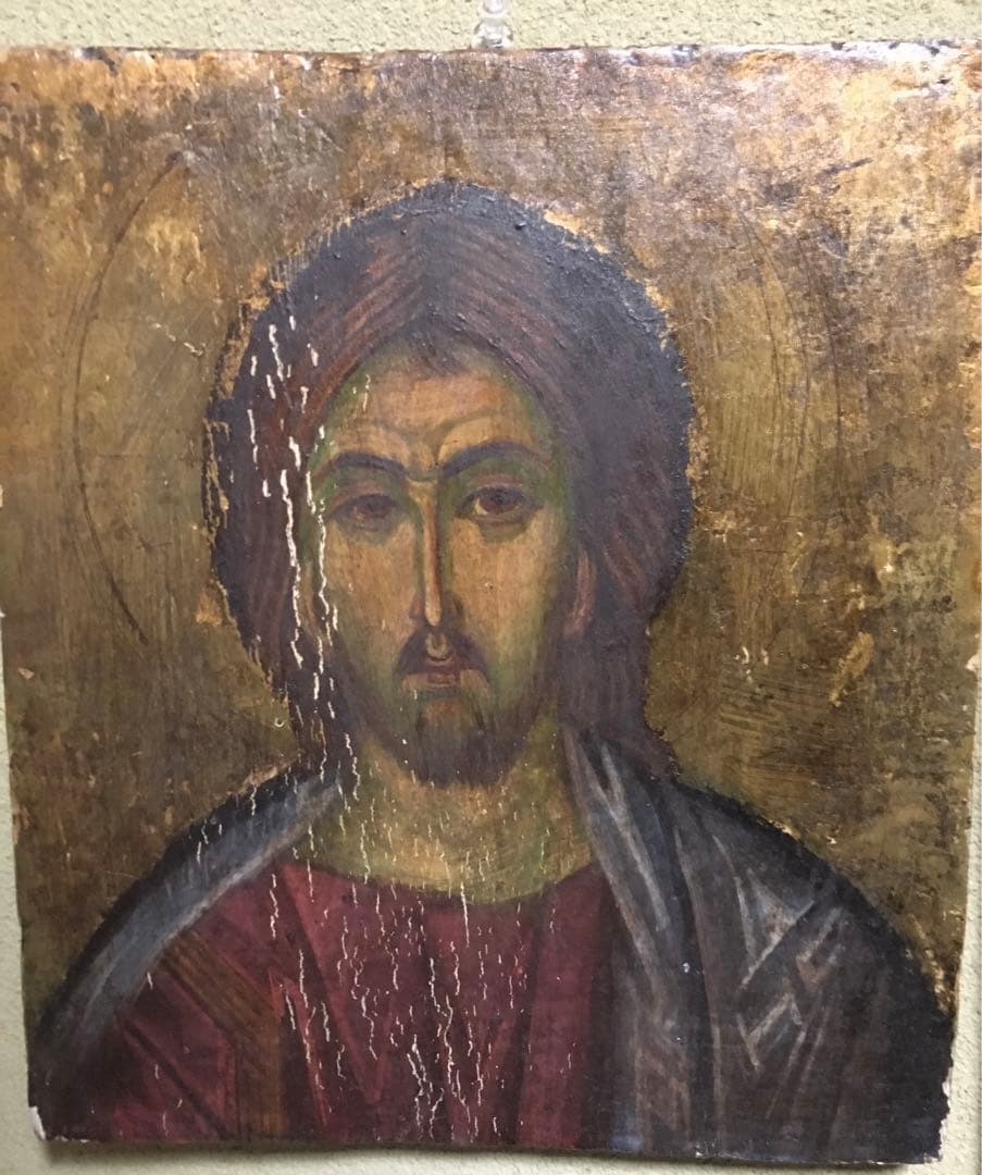 イコン　ロシア正教　全能者ハリストス　Спас Вседержитель