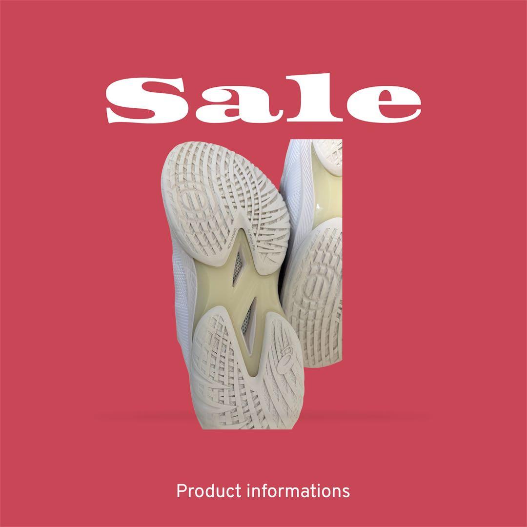 【美品】asics GLIDE NOVA FF3/グライドノヴァFF3レア白/紫