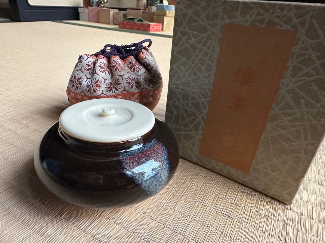 【最終処分値下げ】【25日までの出品】大海茶入れ