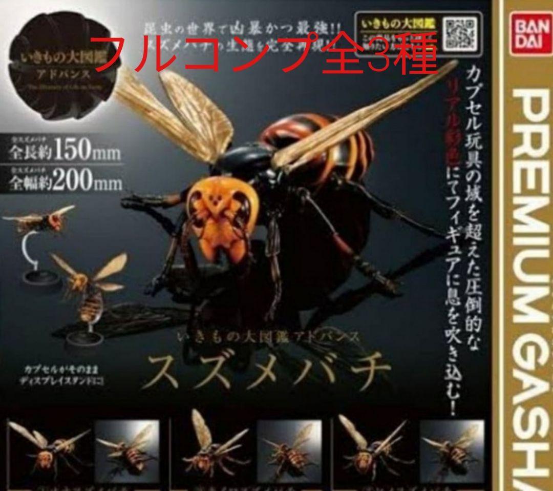 いきもの大図鑑 アドバンス スズメバチ　 全3種セット オオスズメバチ